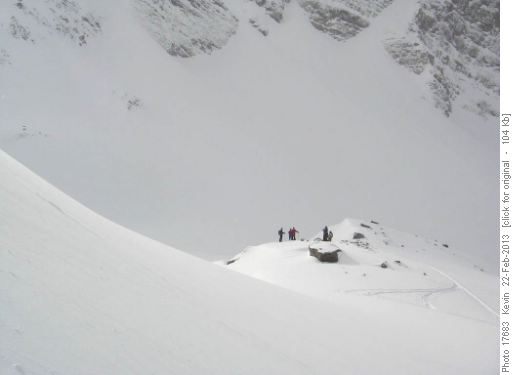 An island of tranquility in a sea of snow