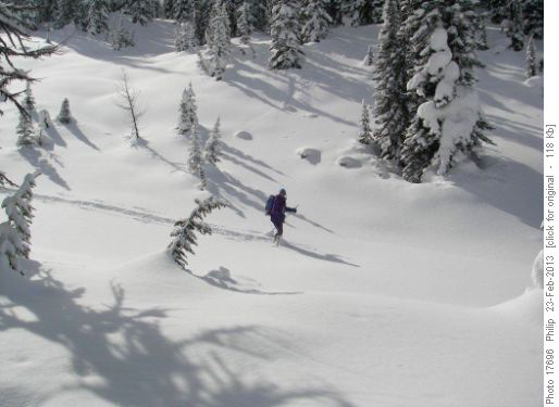 {212 d mu} descending to Spray Valley on west side of North Burstall Pass