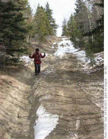 Another super-steep cutline!