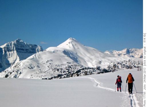 Heading home towards Quartz peak( background the Monarch)