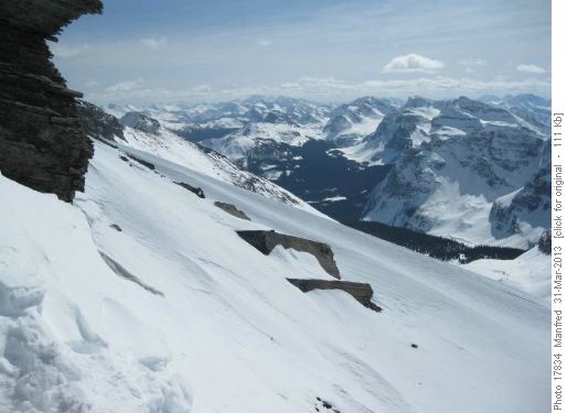 View south from col.
