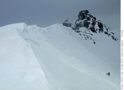 Avalanche! Time to turn back