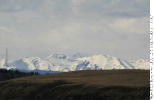 Mountain view from lunch spot