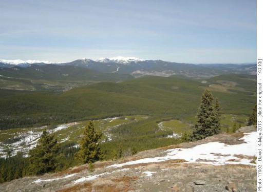 Moose Mtn from Mt Quirk