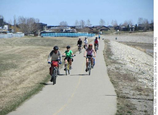 Hogging the Chestermere pathway