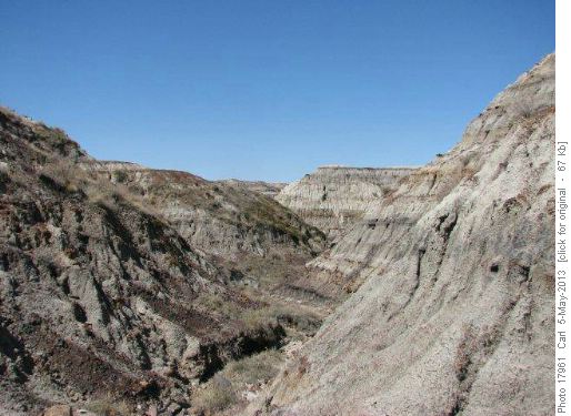 We went up this return canyon