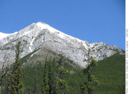 A glorious blue sky May day to do Wasootch Peak