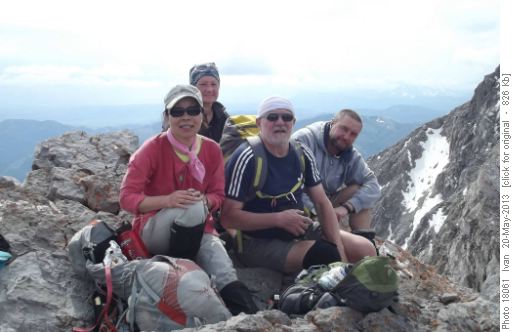 Turtle Mt. north /Yoko, Janice, Ivan, Bill/