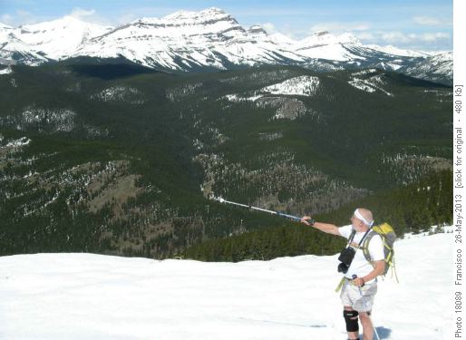 Expansive views from the open ridge