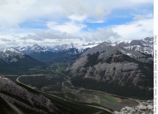 Looking South from the summit of Mount Baldy