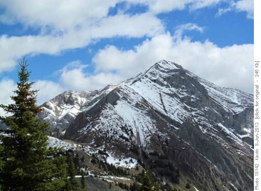 Old Baldy Mountain from Old Baldy Ridge