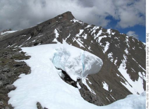 This cornice is ready to collapse