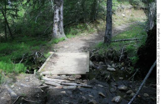 Bridge over creek - where's the water