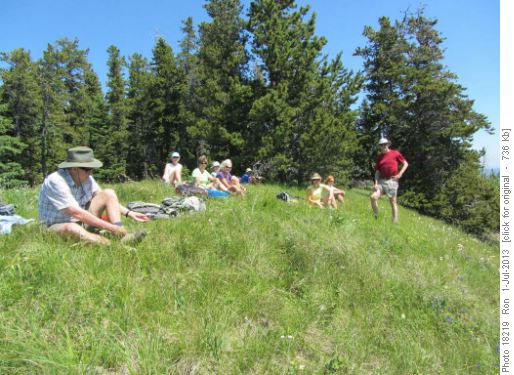 Lunch on Mesa Butte