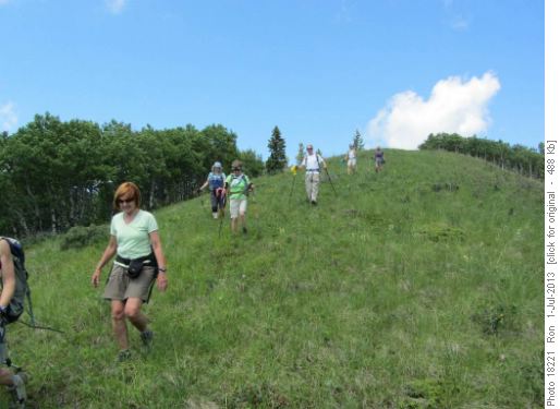 {1054 Kathy Brisco} on the descent from side trip