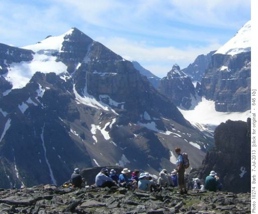 Lunch View on Mount St. Piran