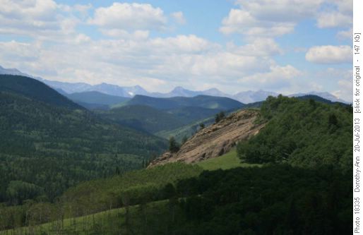 View back over Hill No. 2