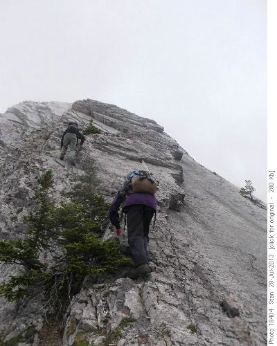 Typical Scrambling Baldy West Ridge