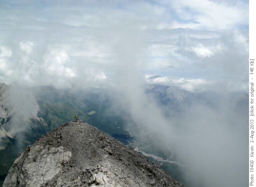 Alda in the clouds