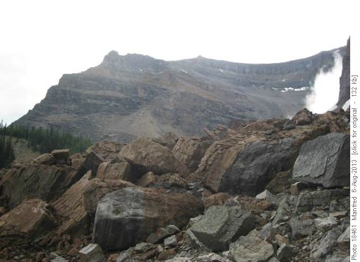 Some of the bigger scree.