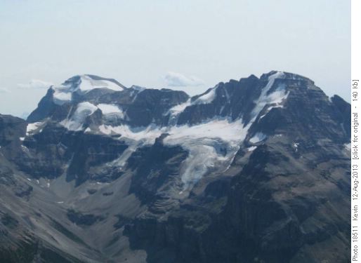 The north face of Stanley from the summit
