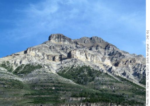 Mt Whymper from the Stanley Glacier parking lot