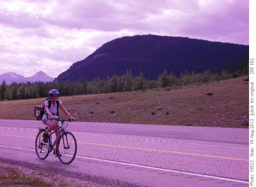 Downhill from Rainy Pass