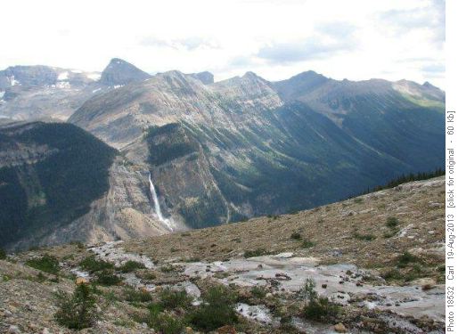 the Yoho valley below
