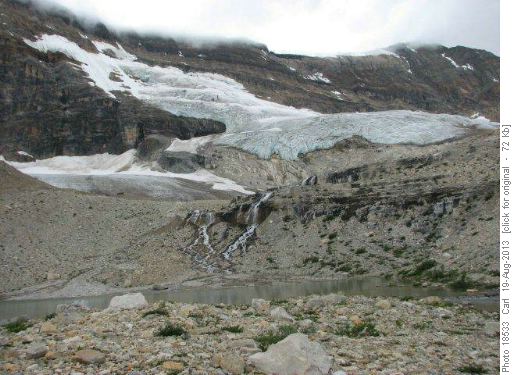 Glacier and Tarn above the Iceline Trail