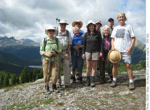 Group with Leman Lake in background