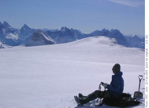 View S from Balfour high col