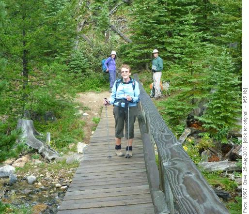 Bridge over outlet of Vista Lake