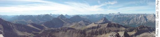 View SW from Mt. Bogart