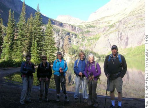 Group at Grinnell Lake