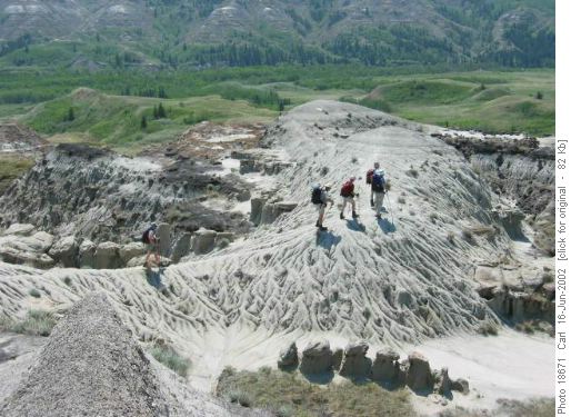 High buffalo jump, mesa (dry island)