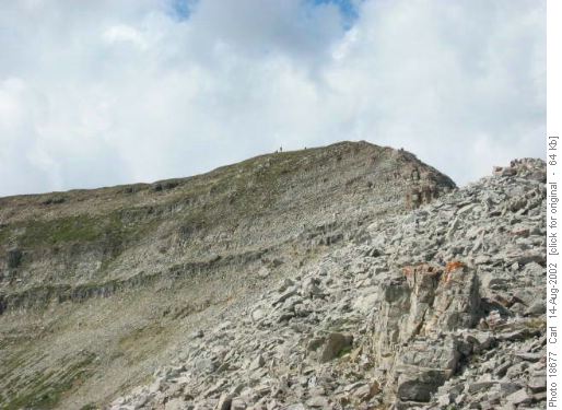 Plateau Mtn, East Ridge loop. The crux.