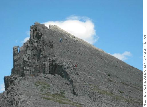 Unnamed peak east of Commonwealth peak.