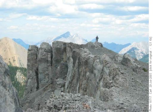 Unnamed summit east of Commonwealth peak above col 163281