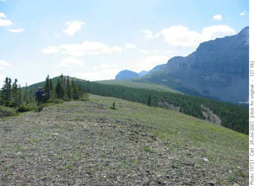 Cataract plateau - north ridge