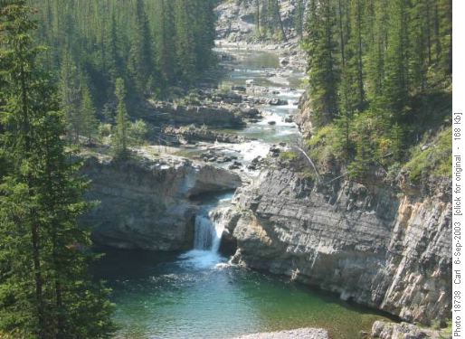 Cataract Creek Middle falls.