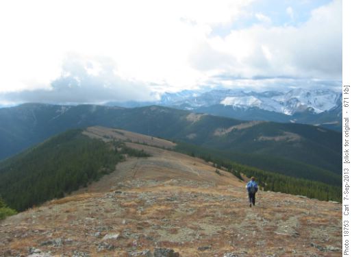 Cox hill summit ridge