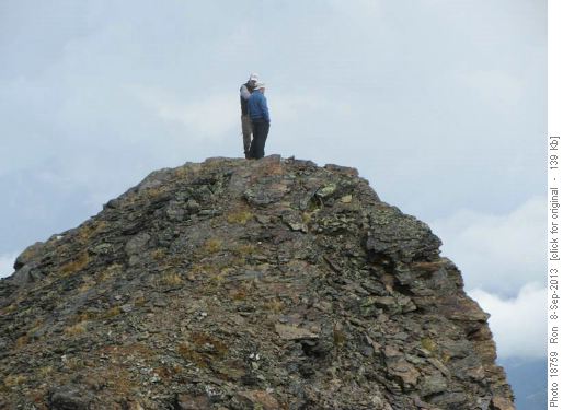 Harold & Bill contemplating the view from East Panorama Ridge