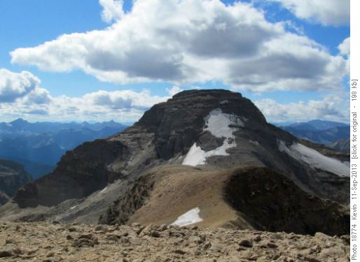 Kiwtinok Peak from the summit of Mount Pollinger