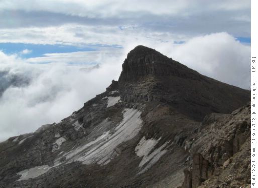 The summmit block of Mount Kerr