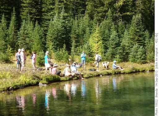 Break at Rummel Lake