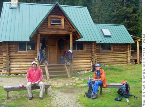 Second Lunch at Stanley Mitchell hut