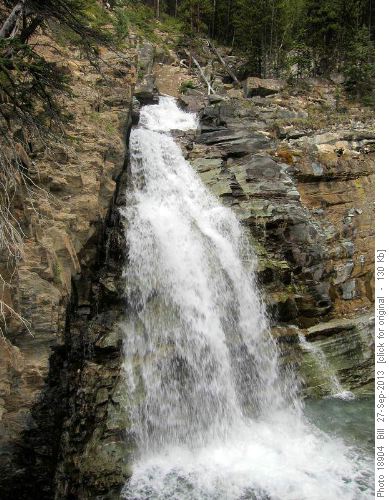Silverhorn Creek waterfall