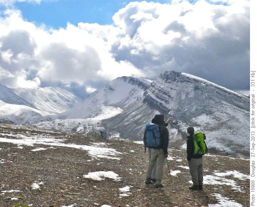 Packer's Pass looking towards Heather Ridge