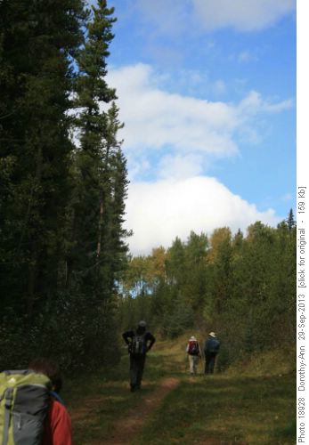 Approaching high point on Iron Springs trail