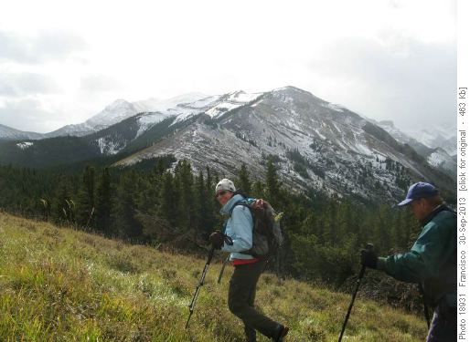 View of the ridge from first hill